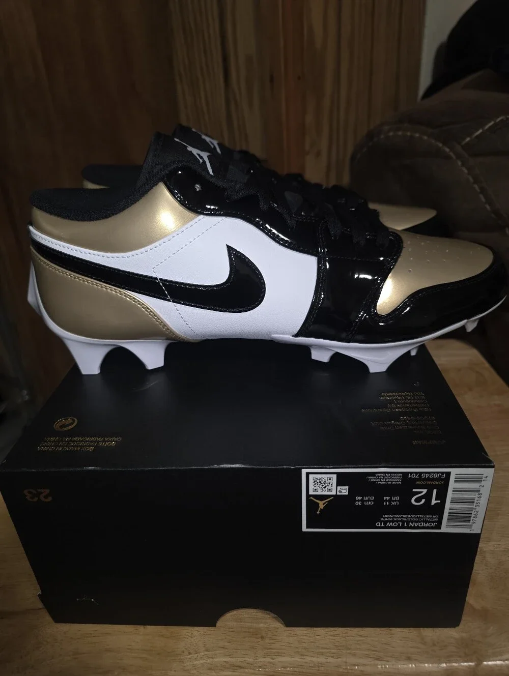 New Jordan 1 Low TD Football Cleats